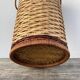 Porte parapluie en rotin vintage