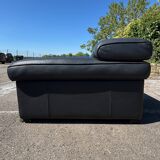 Sofa Roche Bobois black leather