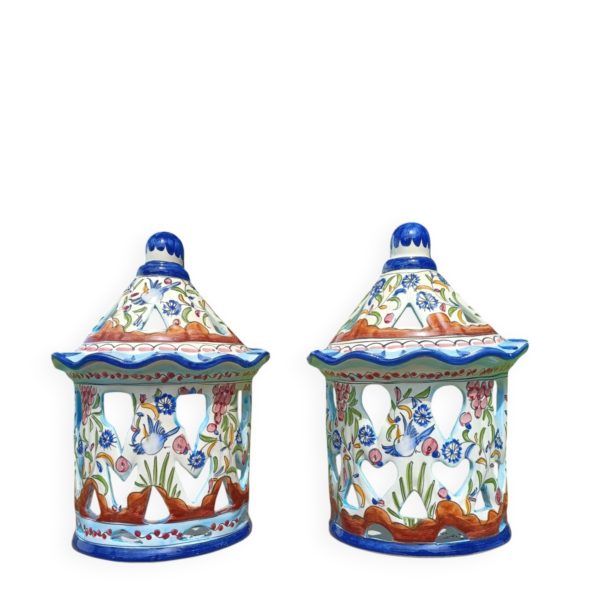 Retro wall sconces pottery Portugal 💐