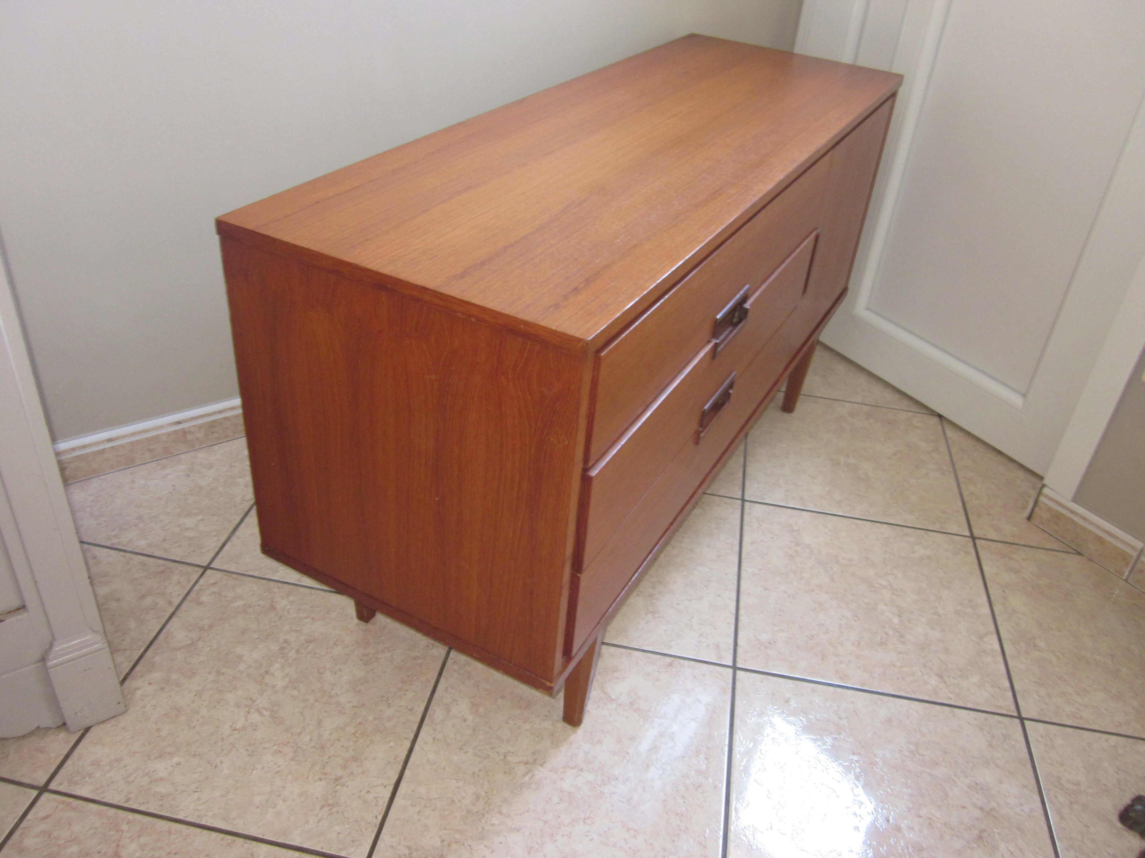 Scandinavian buffet of the 60s teak veneer