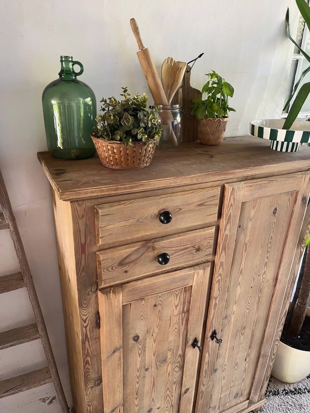 English pine wardrobe, vintage wardrobe