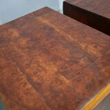 1939s pair of art deco bedside tables, Czechoslovakia