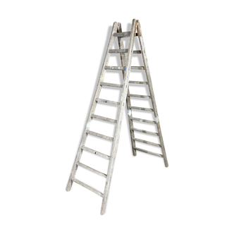 Old wooden painter's ladder