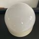 Vintage 1970s opaline glass globe wall sconce