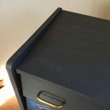 Black vintage chest of drawers
