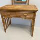 Bamboo and rattan dressing table, with mirror 50s-60s