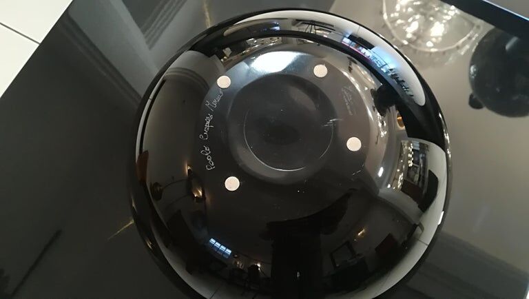 Paolo Crepax set of three Murano glass vases signed