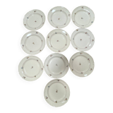 10 assiettes plates Moulin des Loups Beauce