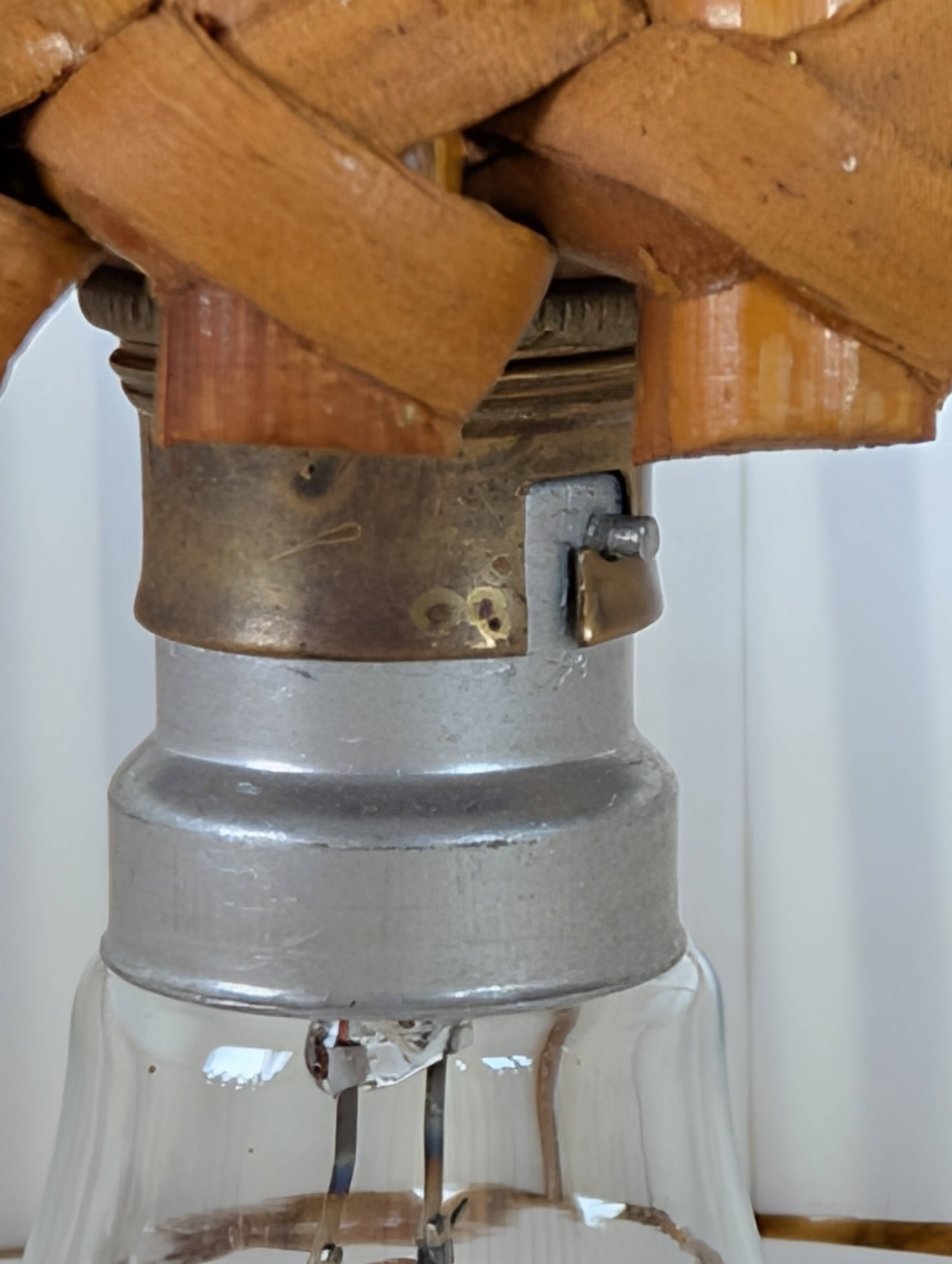 Rattan pendant light 60'