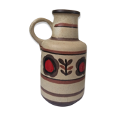 Vase ceramic west germany numbered 408-40 vintage of the 1970s