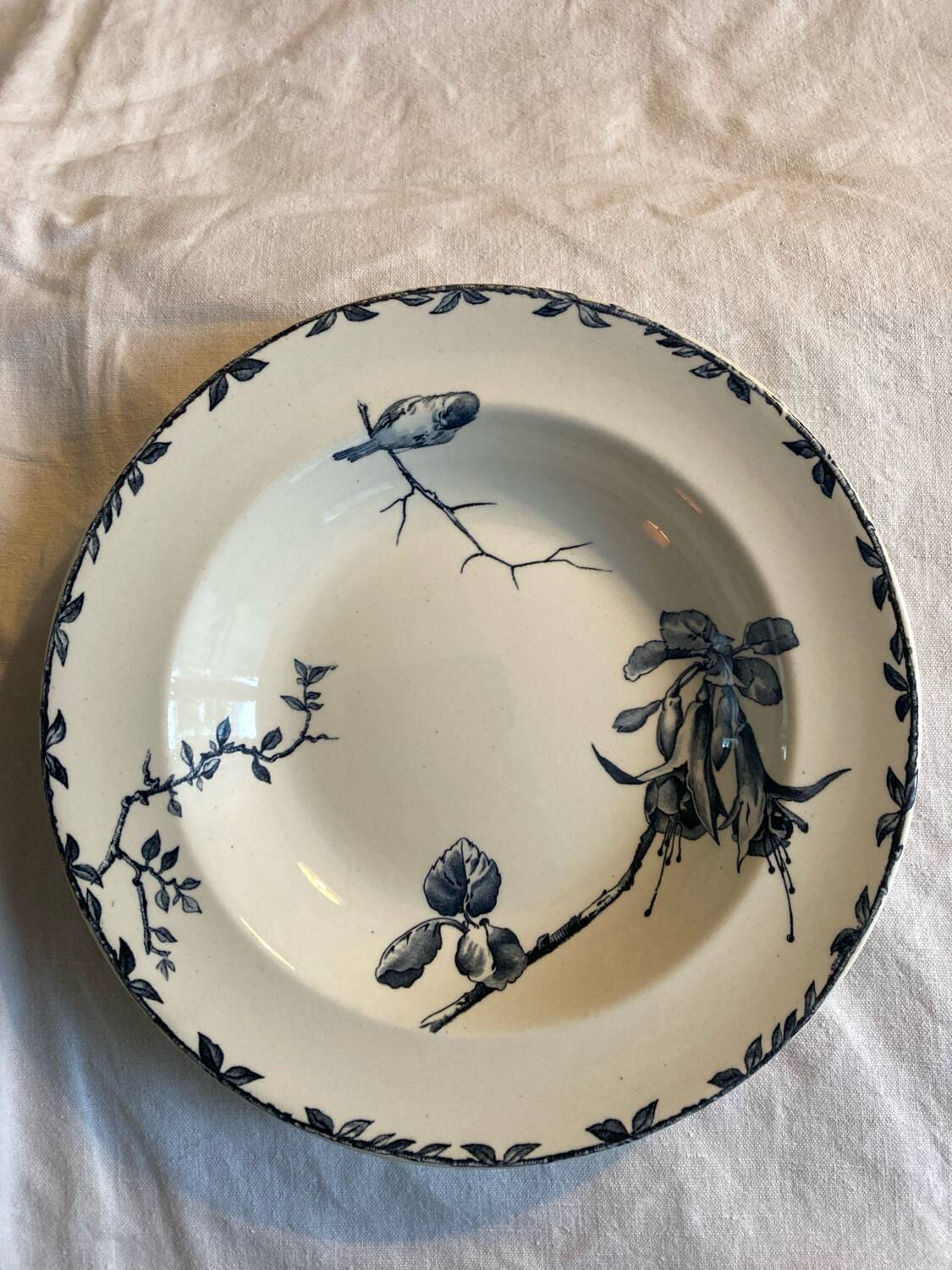 6 Spring Oxford ironstone soup plates