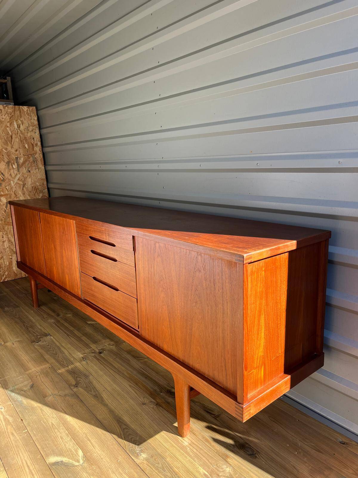 Scandinavian sideboard, Henning Kjaernulf for Møbelfabrik 🇩🇰, 1960s