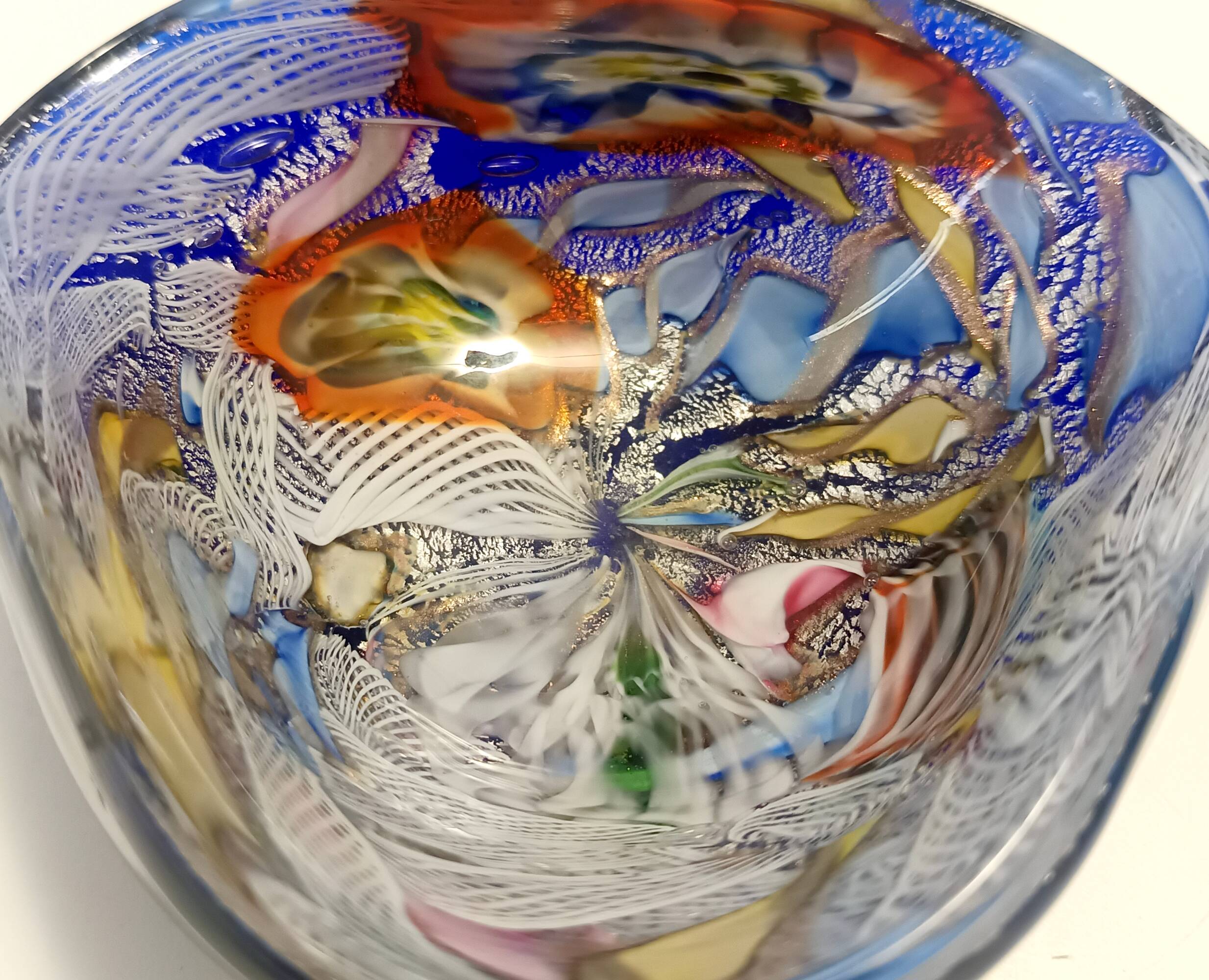 Polychrome Murano Glass "Tutti Frutti" Ashtray / Vide-Poche by Avem