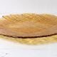 Amber Plate Jute by Pavel Panek / Glass Union / Czech Republic / 1977