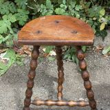Wooden tripod stool