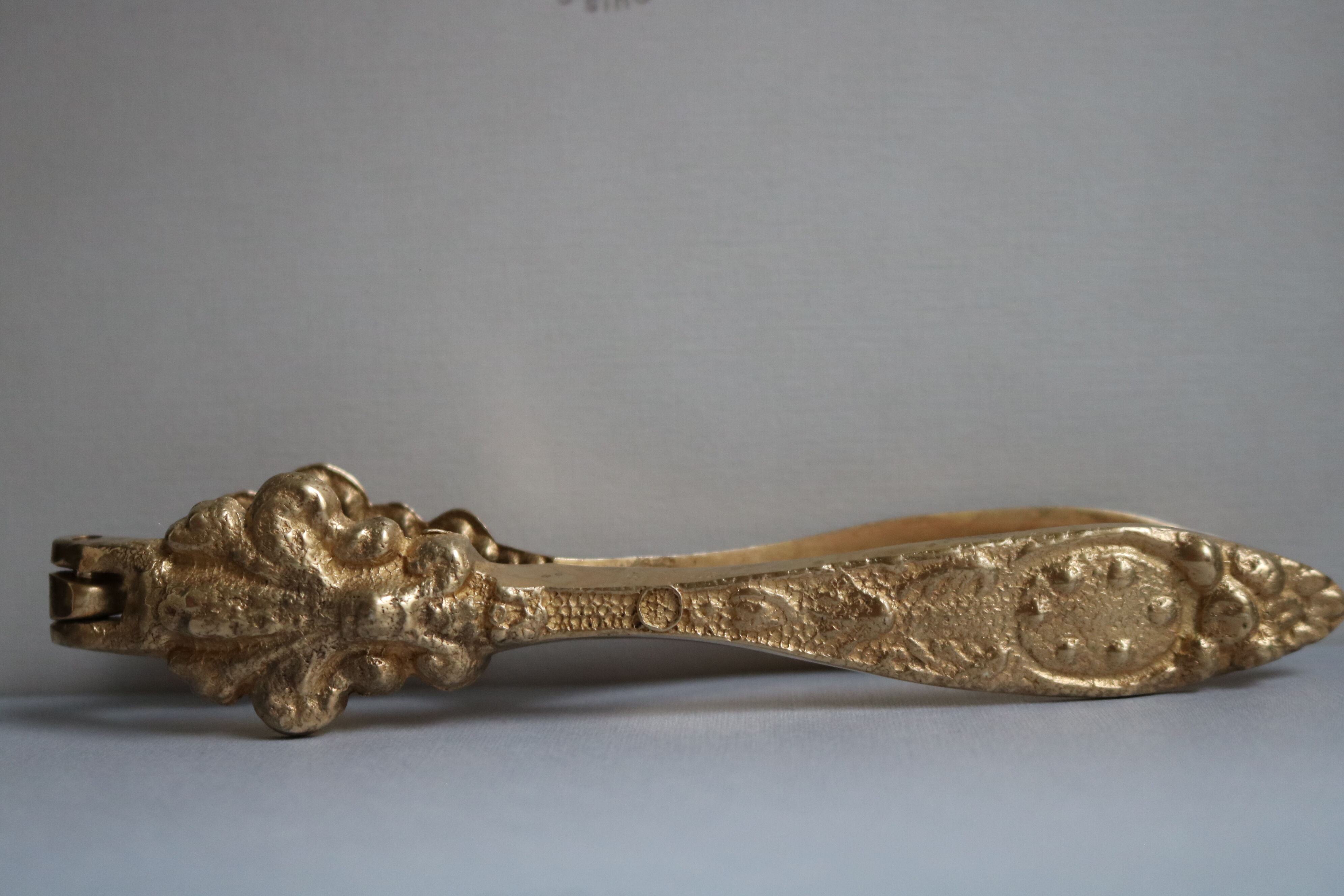 Vintage brass ornate nutcracker