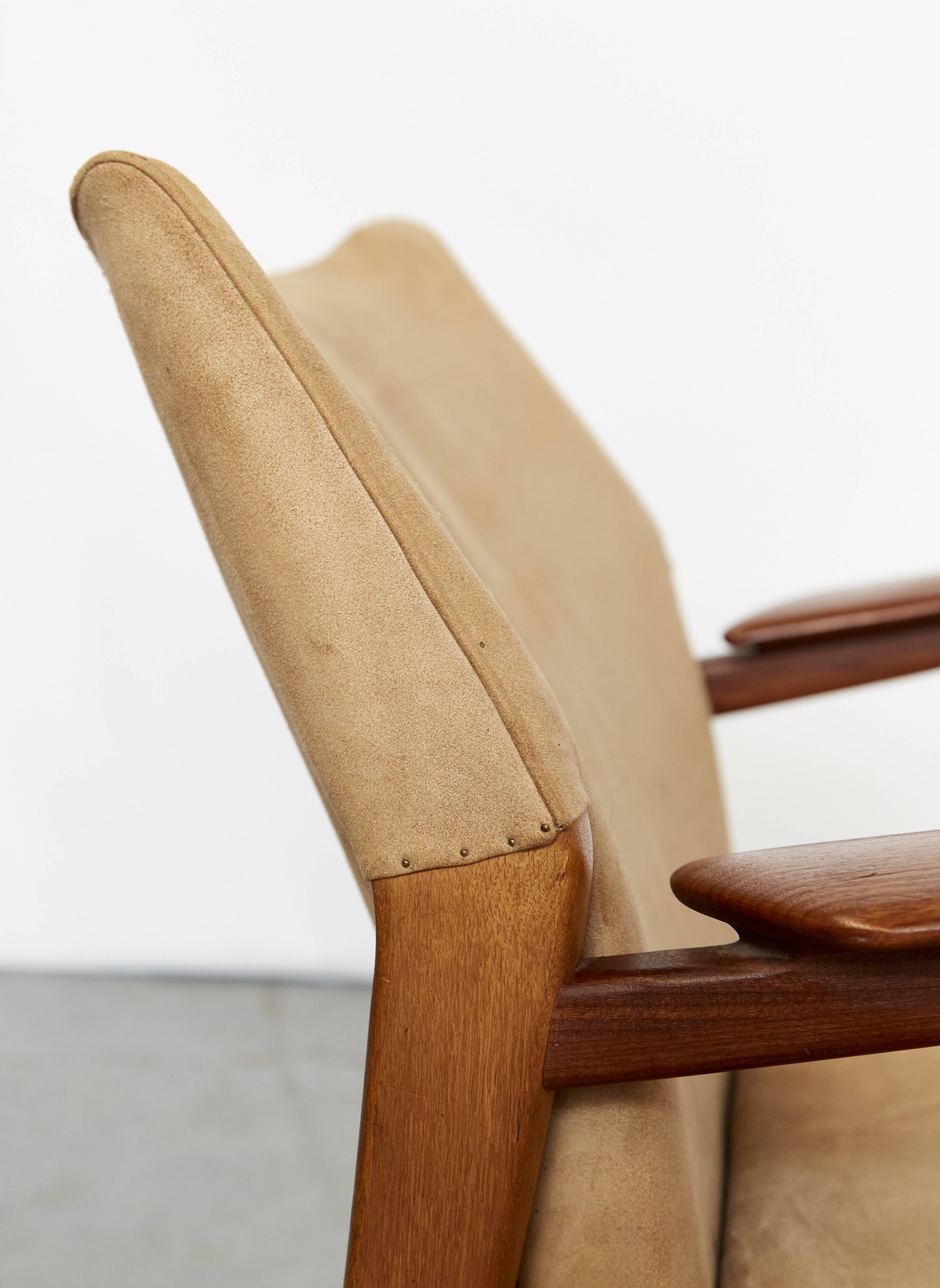 Pair Hans Olsen Easy Chairs for Verner Birkholm