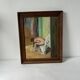 Painting "Nude influenced by Degas" 1960 France signed Jacques Galey