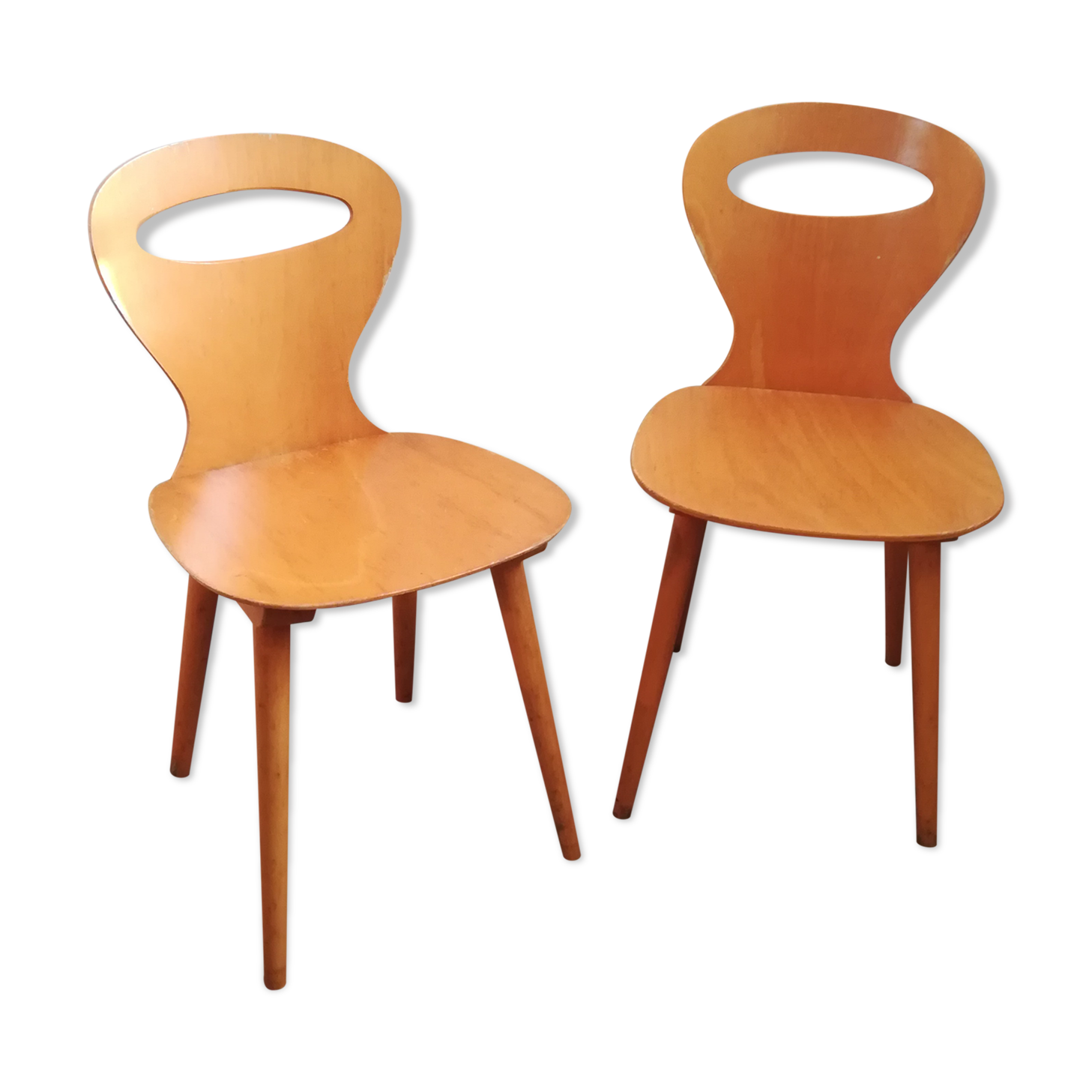 Paire de chaises Baumann modèle fourmi enfant