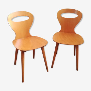 Paire de chaises Baumann modèle fourmi enfant