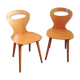 Paire de chaises Baumann modèle fourmi enfant