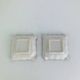 Pair of abstract ceramic ashtrays from the 1960s.