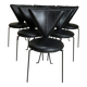 série de 6 chaises Lübke, 1970