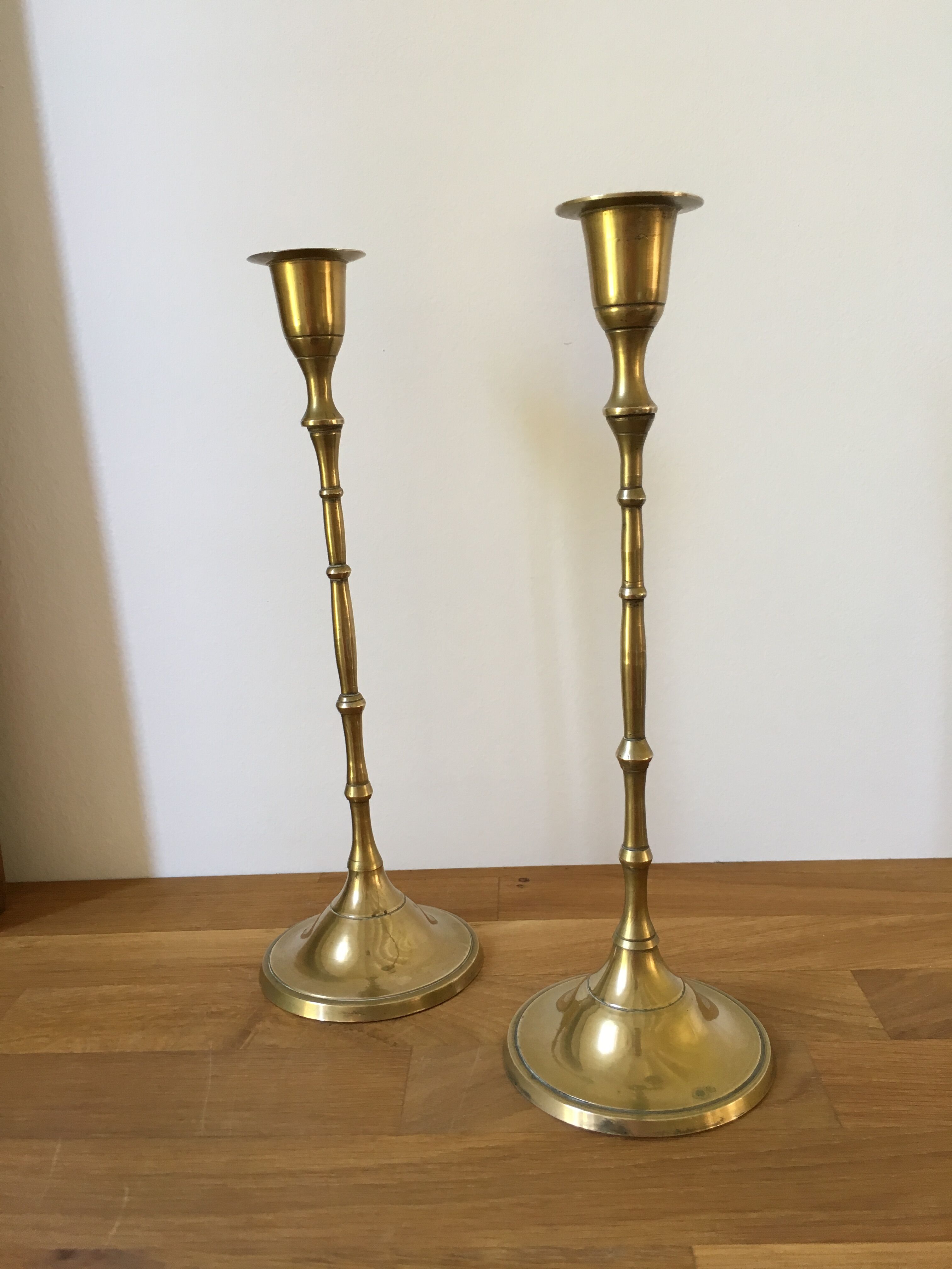 Pair of candlesticks in candlesticks