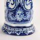 Antique earthenware vase from Gien, France, 18th century.
