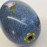 Vintage cloisonné enameled collectible eggs