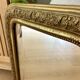 Antique gilded carved mirror - antique glass - vintage - Louis XVI
