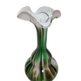 Rare Italian Design Vase Made With Opaline Glass. 1970s
