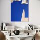 Contemporary abstract Blue Klein 1