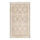 1970s Turkish Oushak Handmade Wool Cotton Beige Area Rug115x202