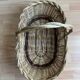 Panier osier bicolore