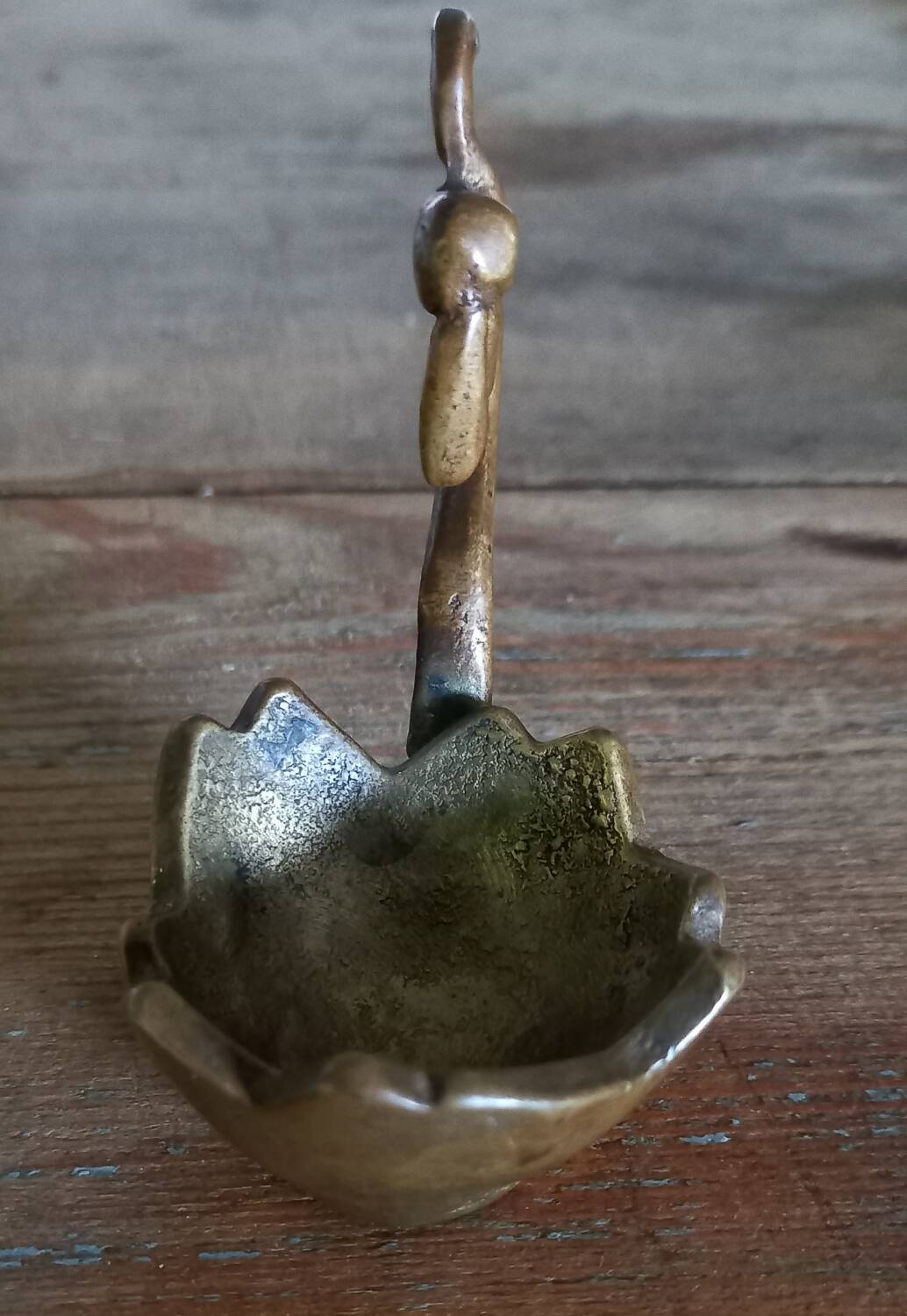 Brass candle holder