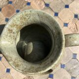 Vintage Vallauris ceramic pitcher with bark inclusions