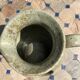 Vintage Vallauris ceramic pitcher with bark inclusions
