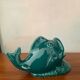 Cendrier vintage poisson en barbotine