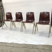 Lot of 4 vintage chairs Galvanitas S22 in the Netherlands