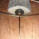 Glass chandelier and gilded metal 50s