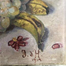 Still life painting "Exotic Fruits" 1912