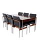 6 vintage rosewood dining chairs by C. Denekamp for Thereca