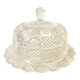 Glass bell and dish