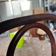 Chaises bistrot en cannage vintage