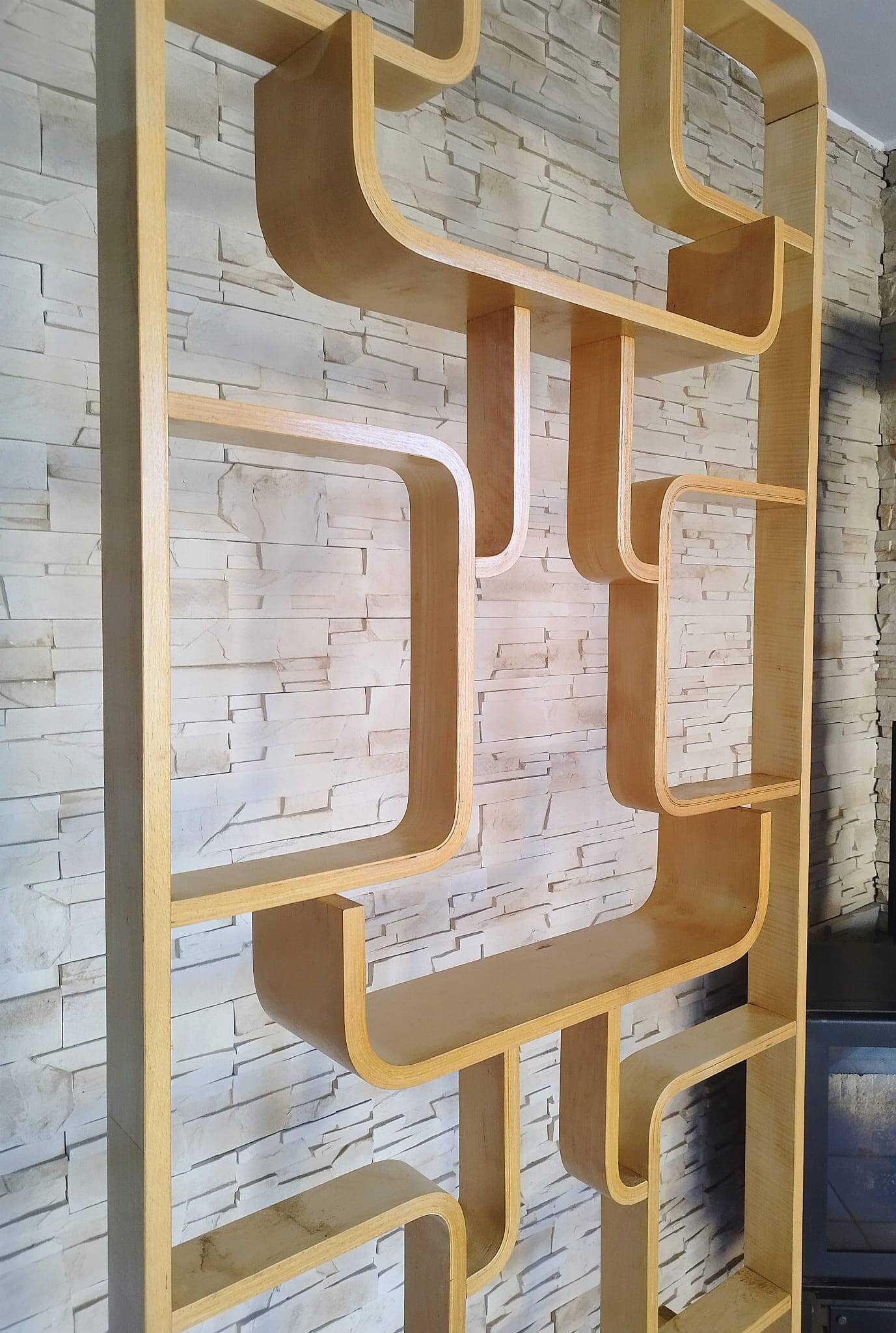 Wall Divider by Ludvik Volak for Drevopodnik Holesov