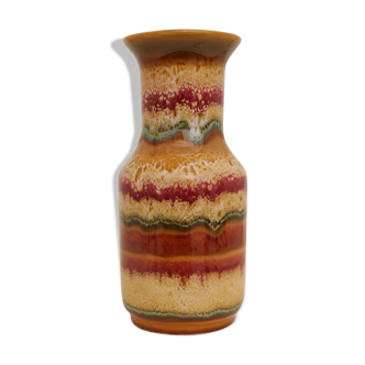 Multi-coloured sandstone vase No.1
