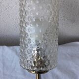 Brass and bubble glass wall light