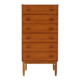 1960s Poul Volther Teak Chest of Drawers by Munch Slagelse Mobler, Denmark