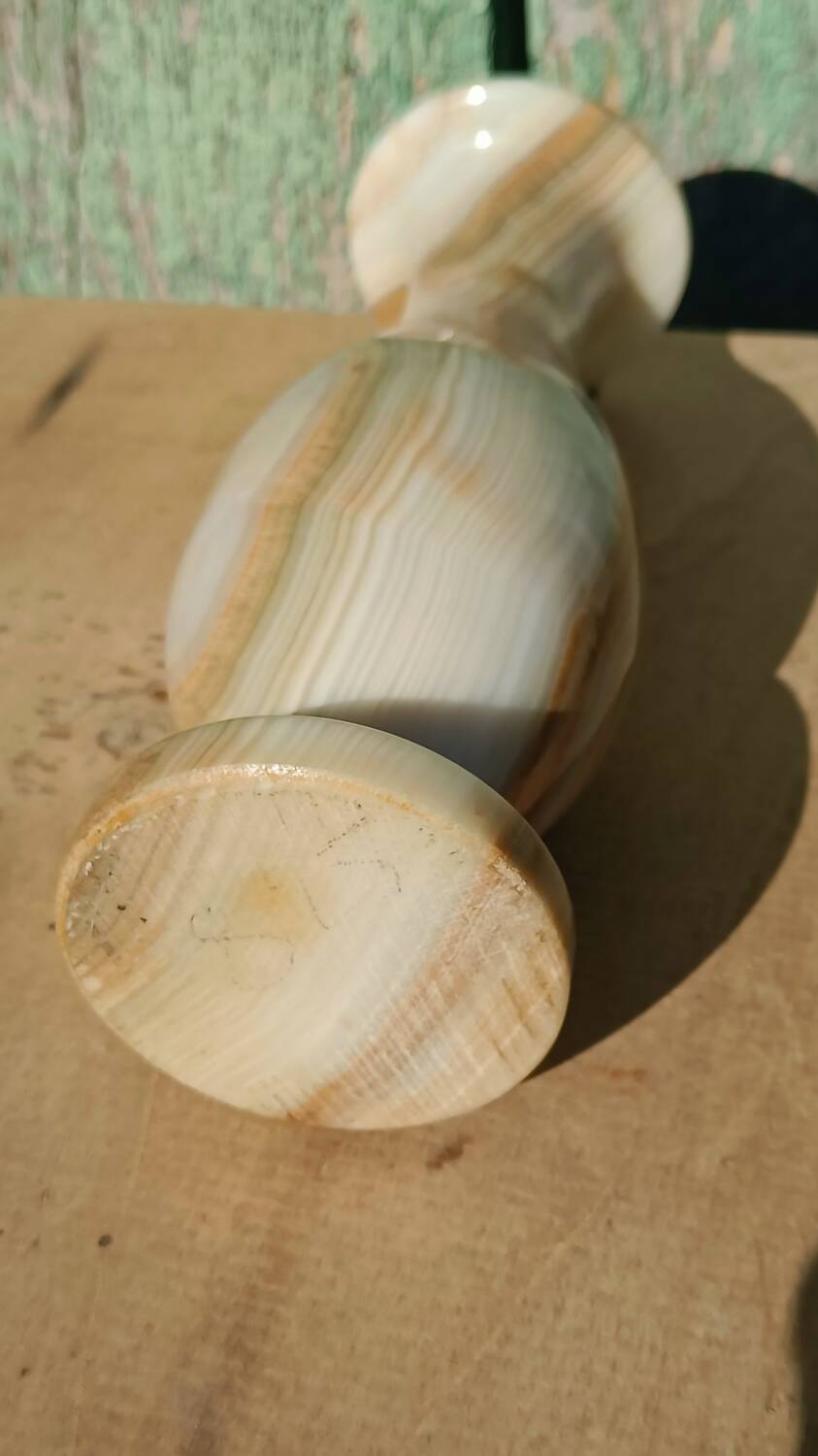 Alabaster vase from the 1970s